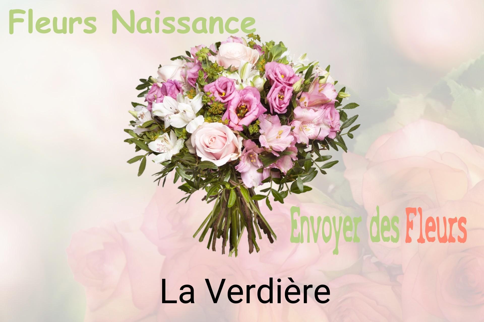 Bouquet de fleurs de naissance livré à La Verdière